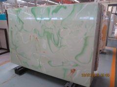 Green Artificial stone translucent onyx slab