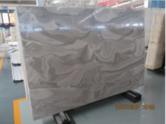 Grey artificial stone translucent onyx