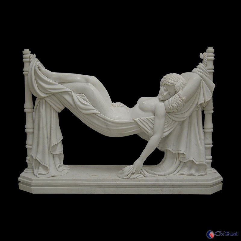 Home Decorative modern White marble statue