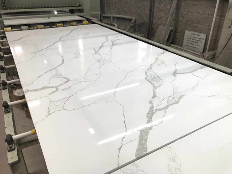 White Carrara Quartz Marble Slabs